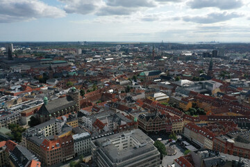 Fototapeta na wymiar Copenhagen Air shot 