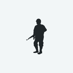 Army vector icon illustration sign