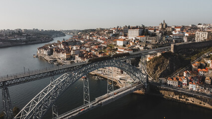 Porto city drone photo