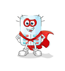 medicine heroes vector. cartoon character