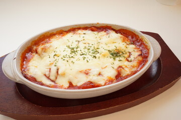 Italian Food, Cheese Macaroni Gratin - チーズ グラタン