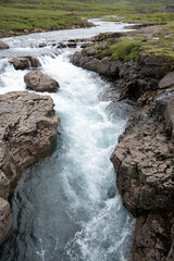 Highland Mountain River Cold Day rapids