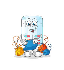 medicine tailor mascot. cartoon vector