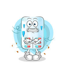 medicine cold illustration. character vector