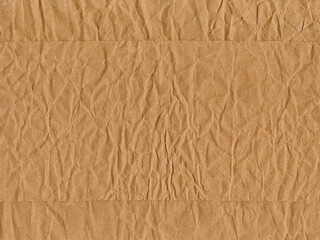 しわくちゃのクラフト紙、環境配慮のイメージ
