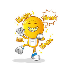 emoticon head cartoon Laugh Out Loud character. cartoon vector