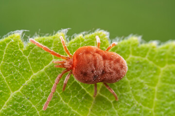 Red mites on wild plants, North China