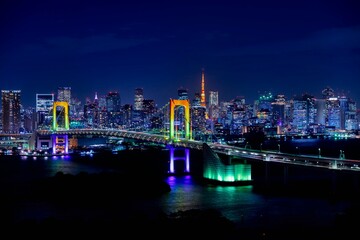 Obraz na płótnie Canvas 東京　夜景