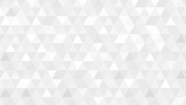 Glittering abstract triangle pattern / silver