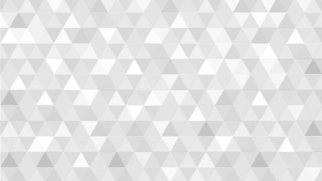 Glittering abstract triangle pattern / gray