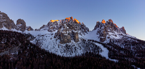 The amazing mountains of the Dolomites in Italy - a Unseco World Heritage Site - travel photography