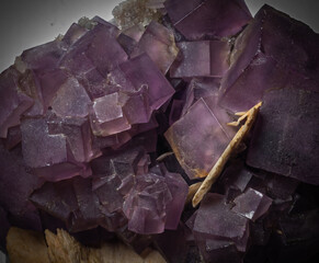 Fluorite Mineral Sample Close-up