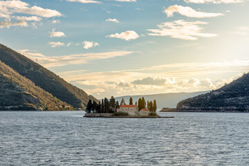 view of the island of Kotor bay in Montenegro. © Armando Oliveira