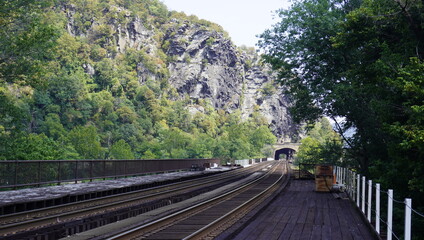 railway in the mountains