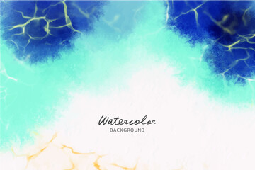 Blue watercolor background