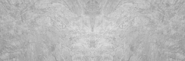 Old wall panorama texture cement dirty gray with black  background abstract grey and silver color design are light with white background.