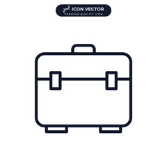 Tools Box icon symbol template for graphic and web design collection logo vector illustration