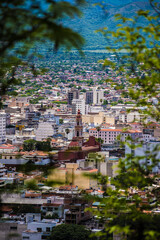 salta, ciudad, argentina, norte, cerro, vegetación 