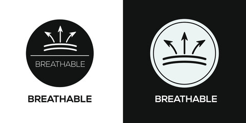 Creative (Breathable) Icon ,Vector sign.