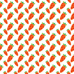 Seamless carrot pattern background