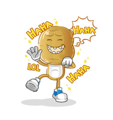 potato head cartoon Laugh Out Loud character. cartoon vector