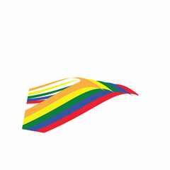 Rainbow Design Background Abstract Concept Stock Vector spectrum illustration