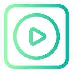 play button gradient icon