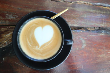 cup of coffee with milk