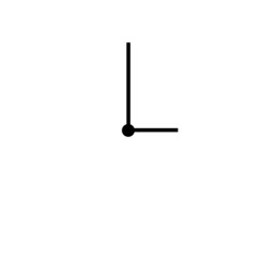 Contact and clocks icons sticker stock for download 3d illustration 