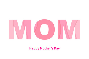 Happy Mother's Day Simple Vector