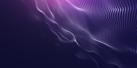 Futuristic point wave particular line background. Abstract flow digital structure data technology background. 3d rendering background. landing page