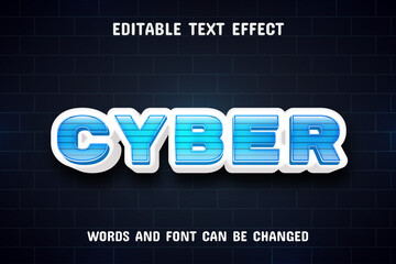 Down text - editable text effect