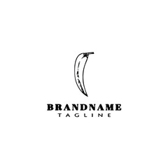 eucalyptus plant logo cartoon icon design template black isolated vector illustration