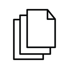 Document Vector icon which is suitable for commercial work and easily modify or edit it

