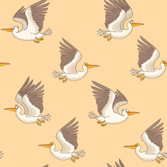 pelican seamless retro