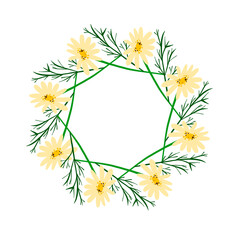 wreath of daisies