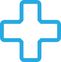 Button Plus icon sign symbol design