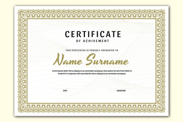 Document certificate border design