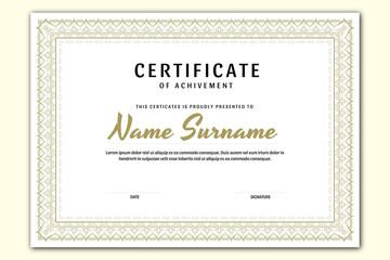 vintage certificate border design