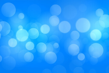 blue bokeh background with blurred lights