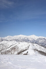 Fototapeta na wymiar 雪の大日ヶ岳
