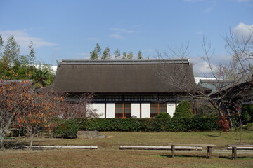 Fototapeta na wymiar 京都市山科区にある勧修寺の書院