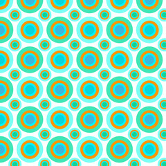 Geometric world Large and small circles Light delicate color palette