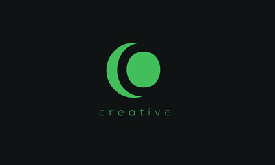 Obraz premium O classic design logo.