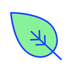 Leaf Isolated Vector icon which can easily modify or edit 

