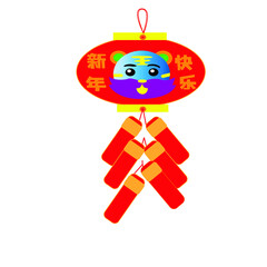 Chinese new year celebration firecracker 