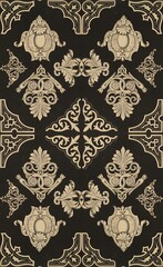 Decorative Ornament Vintage Pattern Border