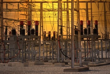 Electric power distribution plant, Electric substation