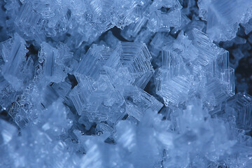 abstract winter background hoarfrost frost ice snow seasonal
