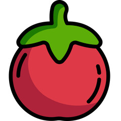 tomato line icon